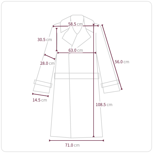 Size chart illustration