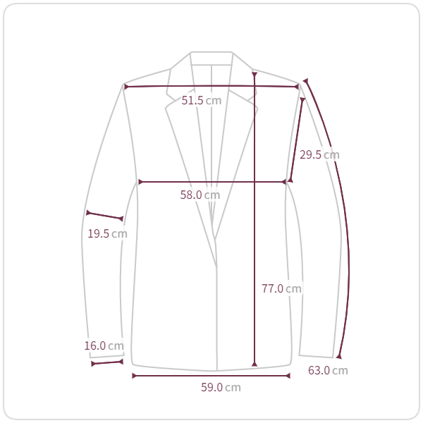 Size chart illustration