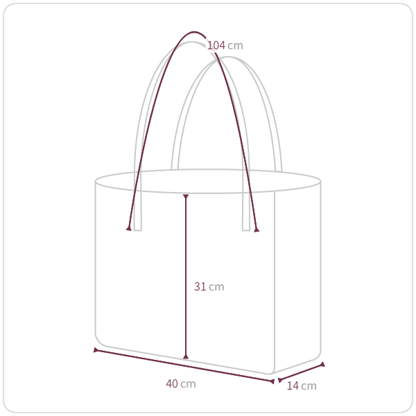 レザーホワイトポケットトートバッグ／ショルダーバッグ