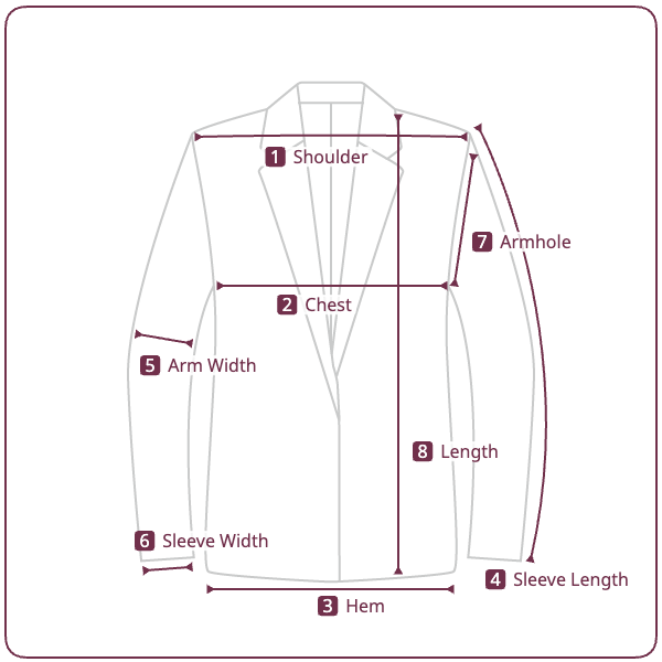 Size chart illustration
