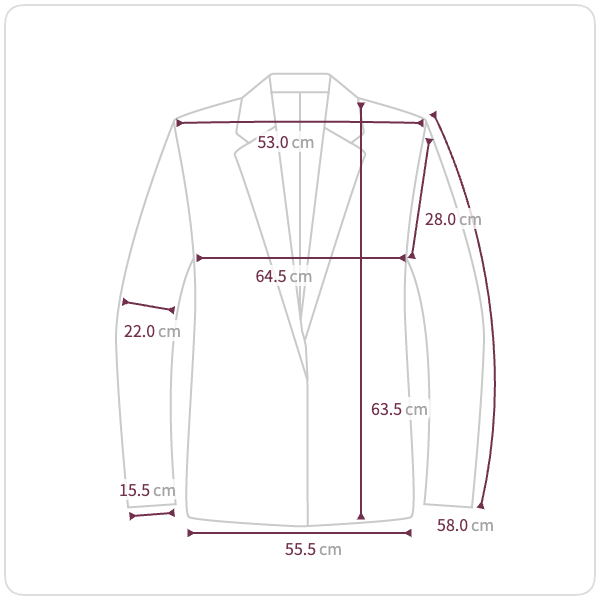 Size chart illustration