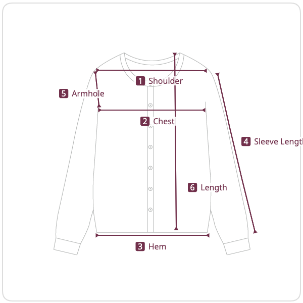 Size chart illustration