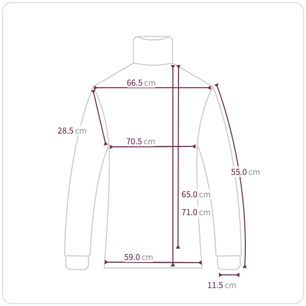 Size chart illustration