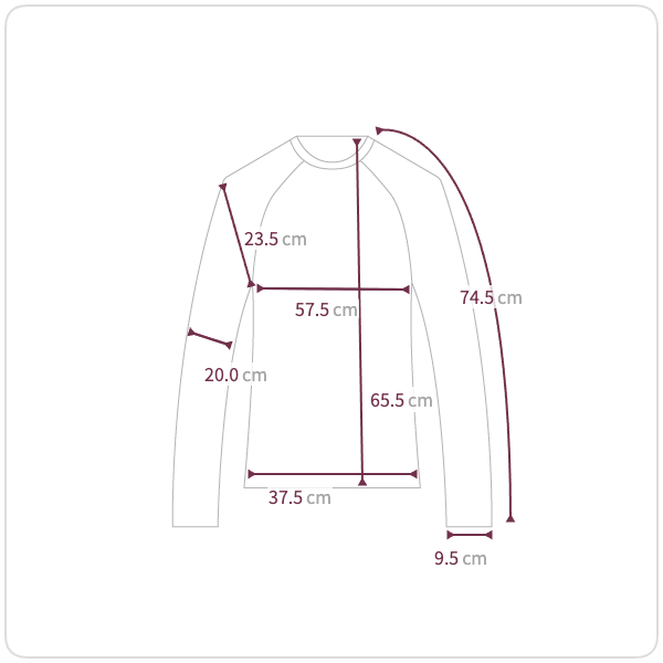 Size chart illustration