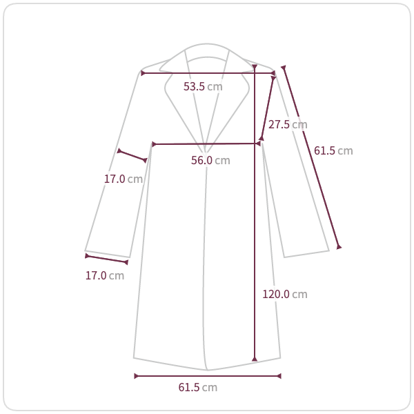 Size chart illustration
