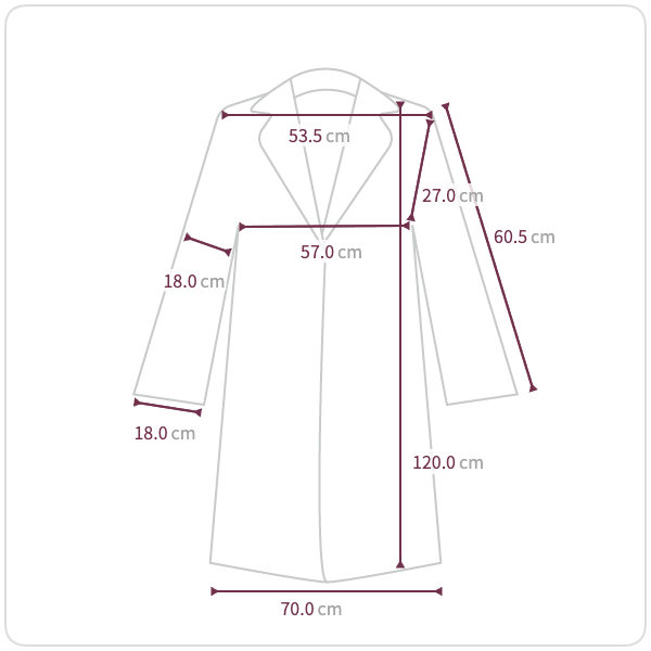 Size chart illustration