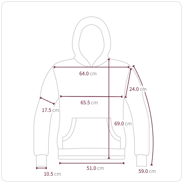 Size chart illustration