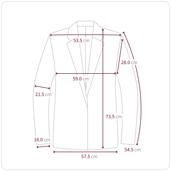 Size chart illustration