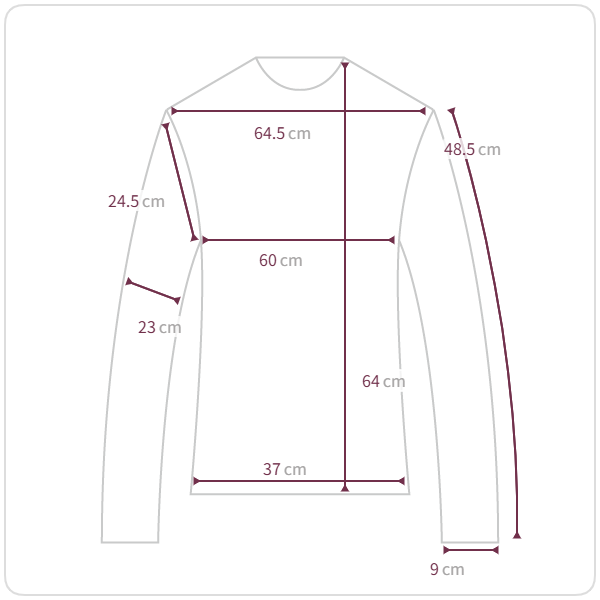Size chart illustration