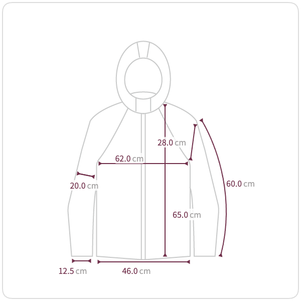 Size chart illustration