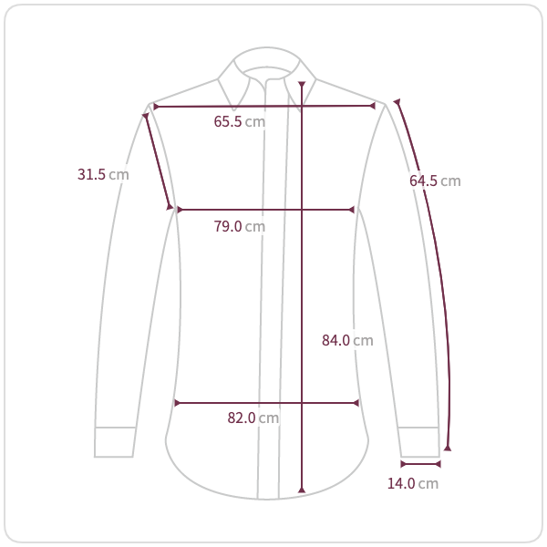 Size chart illustration