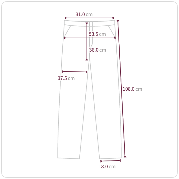 Size chart illustration