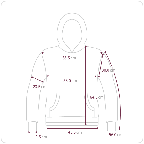 Size chart illustration