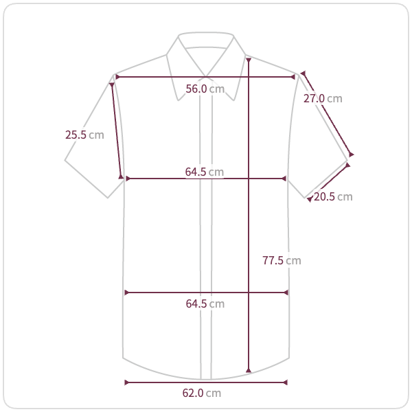 Size chart illustration