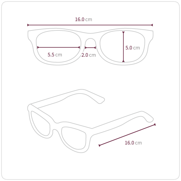 Size chart illustration
