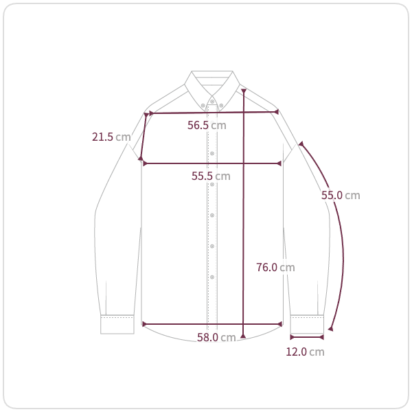 Size chart illustration
