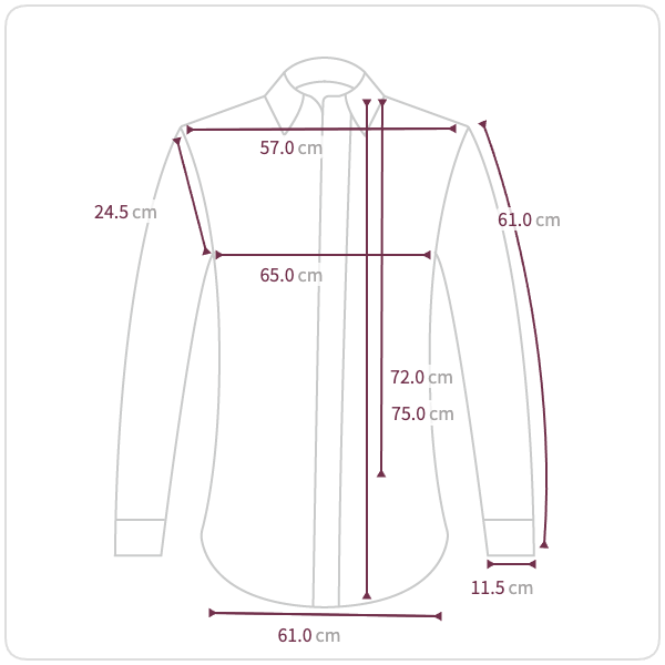 Size chart illustration