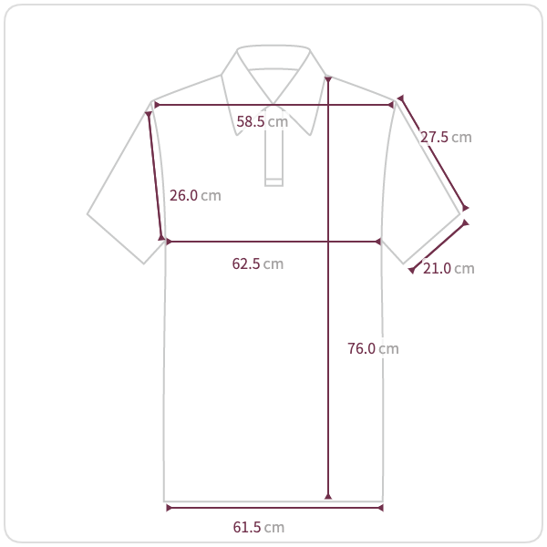 Size chart illustration