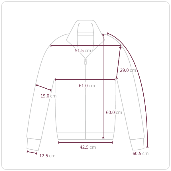 Size chart illustration