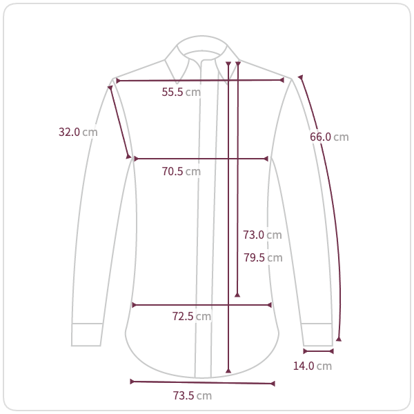 Size chart illustration