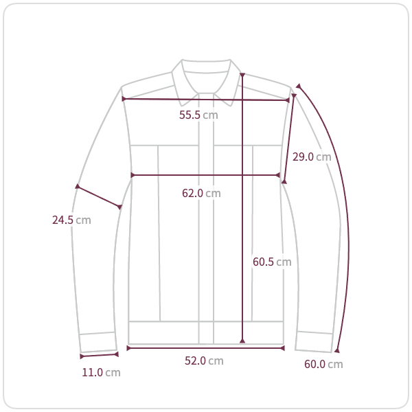 Size chart illustration