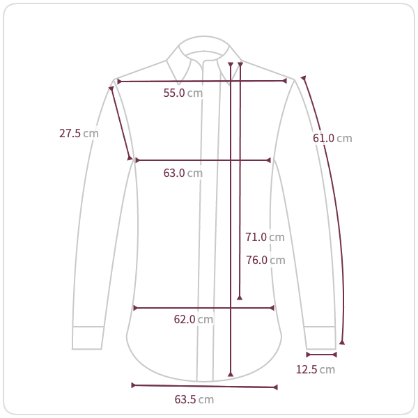 Size chart illustration
