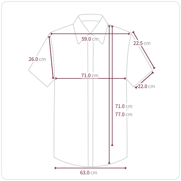Size chart illustration