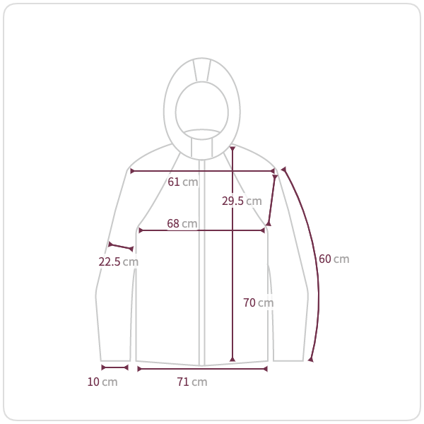 Size chart illustration