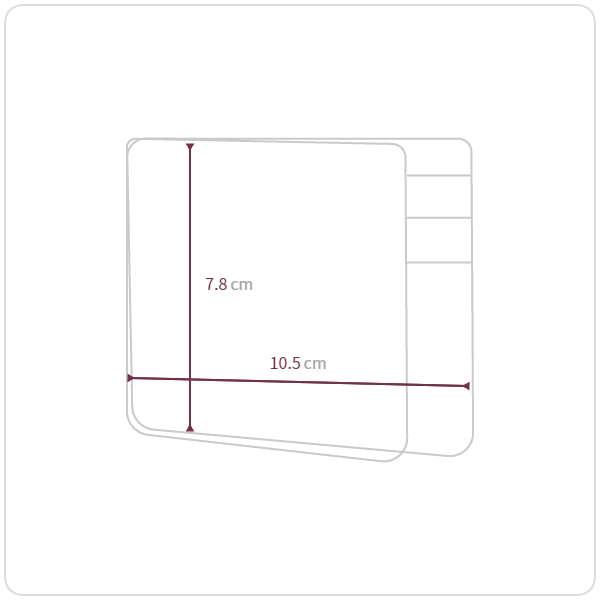 ◇FOLNUA◇ CLASSIC LOGO CARD WALLET IN SILVER FOLNUA l フォルニュア