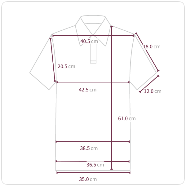 Size chart illustration