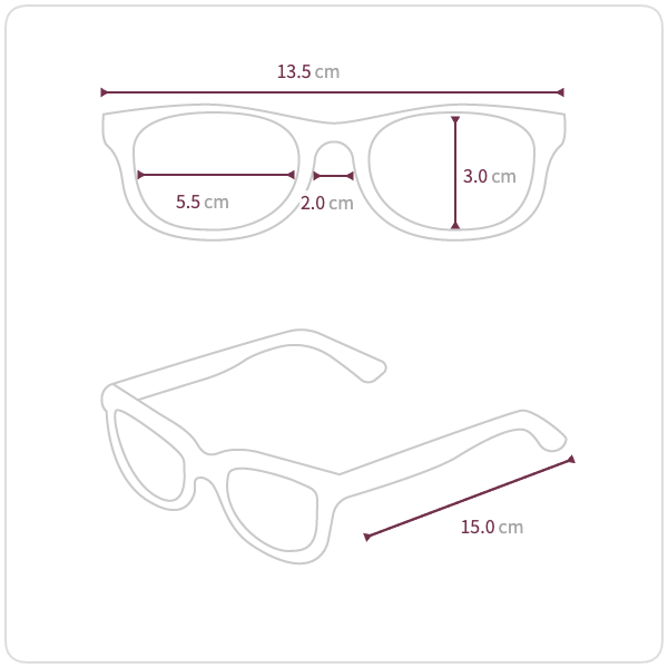 Size chart illustration