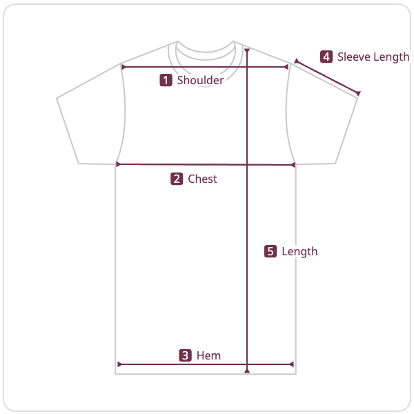 Size chart illustration
