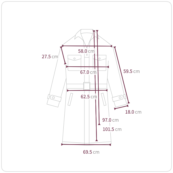 Size chart illustration