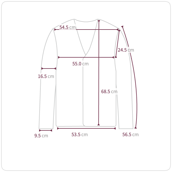 Size chart illustration