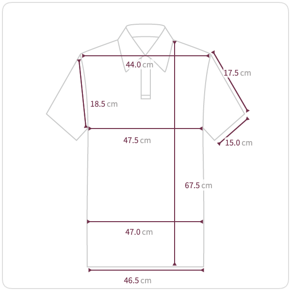Size chart illustration