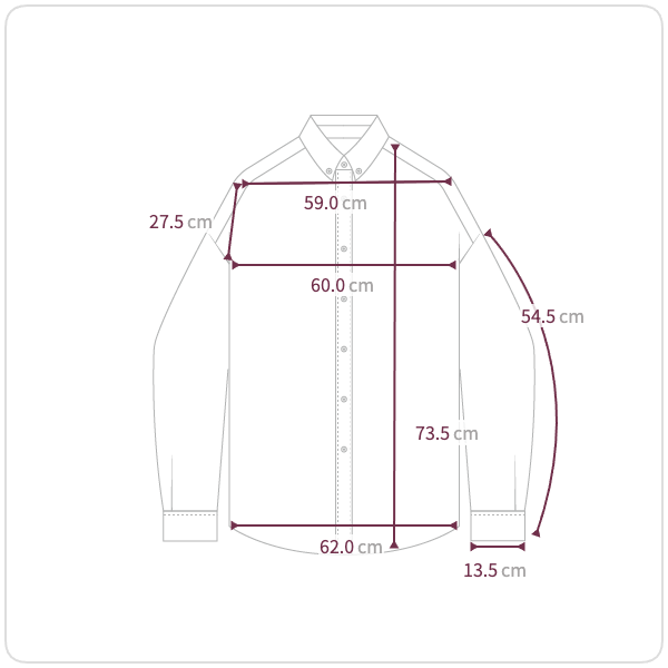 Size chart illustration