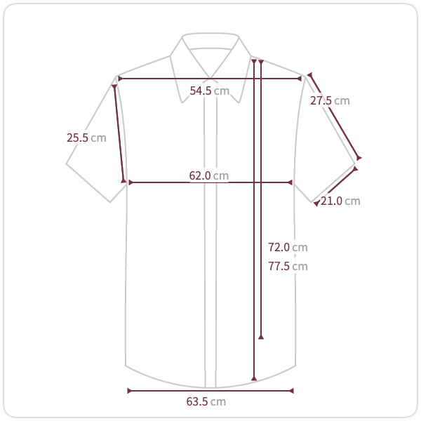 Size chart illustration