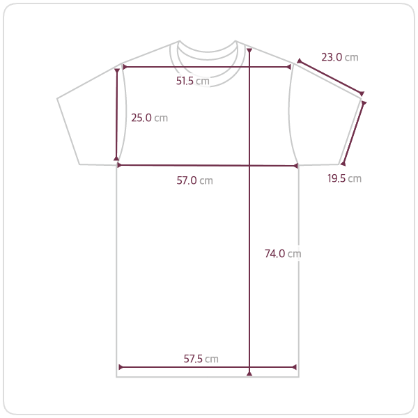 Size chart illustration