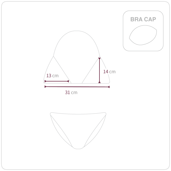 BEACH&SWIM WEAR] TERRY BASIC BIKINI TOP | ファッション通販サイト NUGU