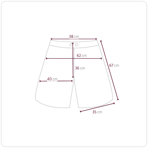 Size chart illustration