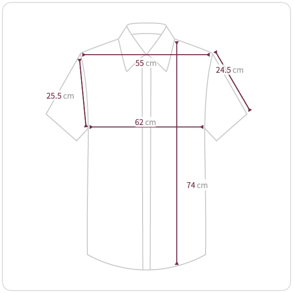 Size chart illustration