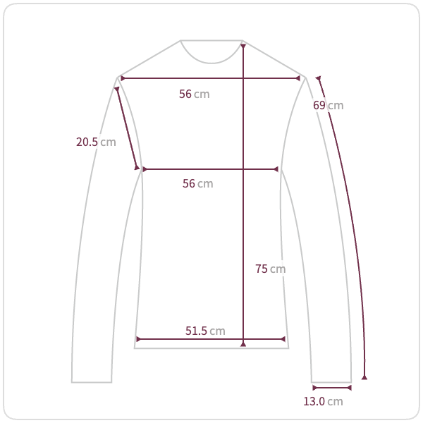 Size chart illustration