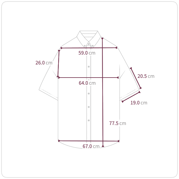 Size chart illustration