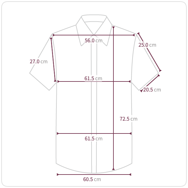 Size chart illustration