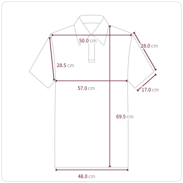 Size chart illustration