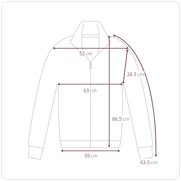 Size chart illustration