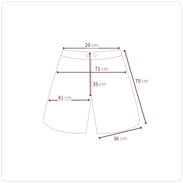 Size chart illustration