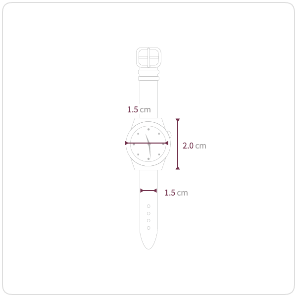 Size chart illustration