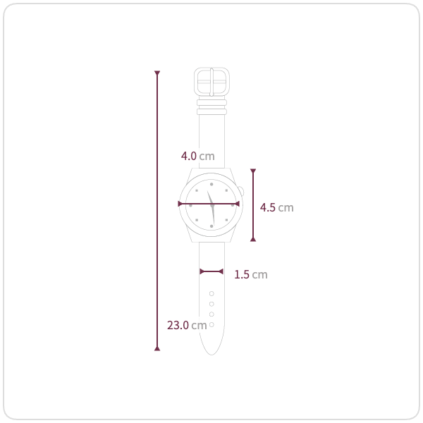 Size chart illustration