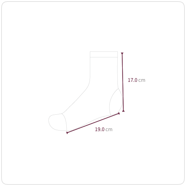 Size chart illustration